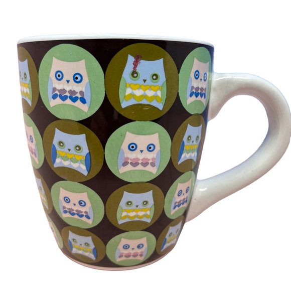 Debra Valencia Blue Harbor Collection Jumbo Owl Coffee Mug - Picture 4 of 8